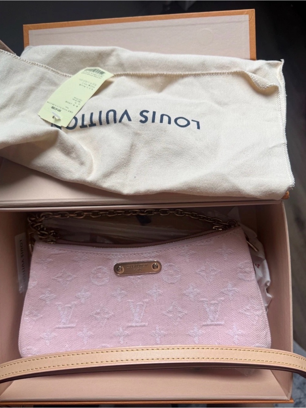 Louis Vuitton Denim Liv Pochette Shoulder Bag - Picture 7 of 8